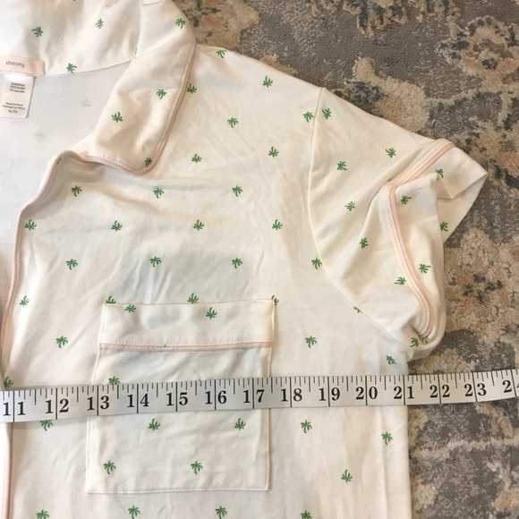 Eberjey palm tree pajama modal tencel - Picture 3 of 4